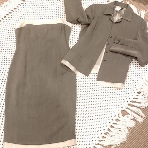 tomaso stefanelli Dresses & Skirts - TOMASO STEFANELLI DRESS & JACKET SUIT COUTURE VINTAGE